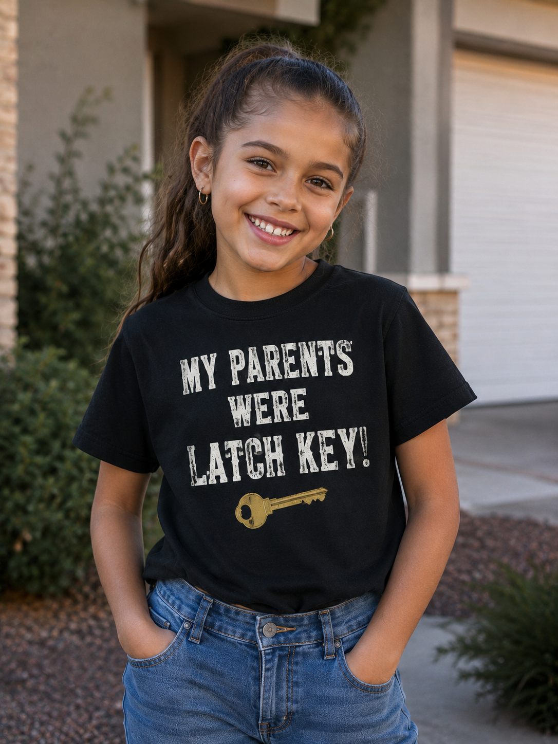 Black "GEN X… WE'RE THIS TYPE OF TOUGH!" Kids Hoodie