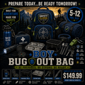 Boy Bug Out Bag — Adventure Emergency Preparedness Backpack (Ages 5–12)