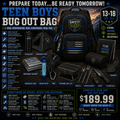 Teen Boys Bug Out Bag — Tactical Emergency Preparedness Backpack