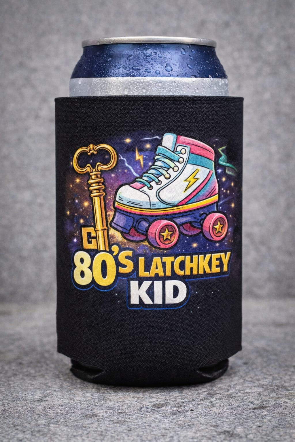 80's Latchkey Kid Can Koozie