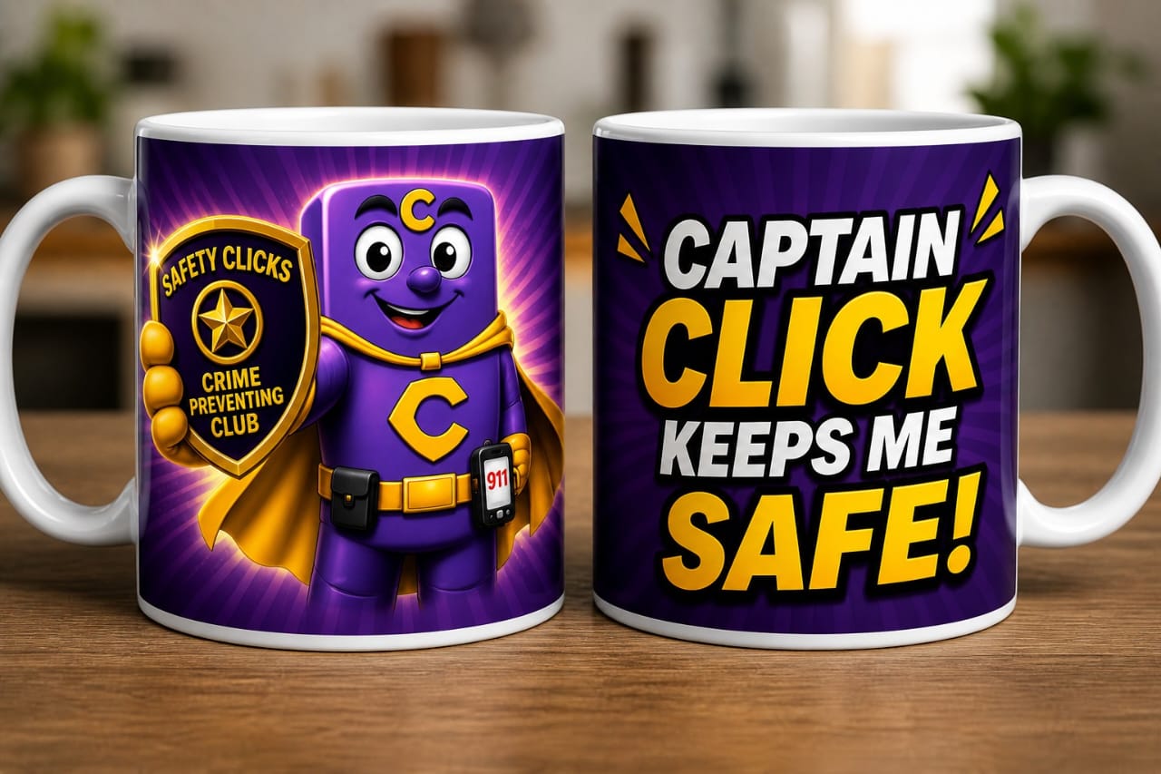 Captain Click Keeps Me Safe!™ Mug