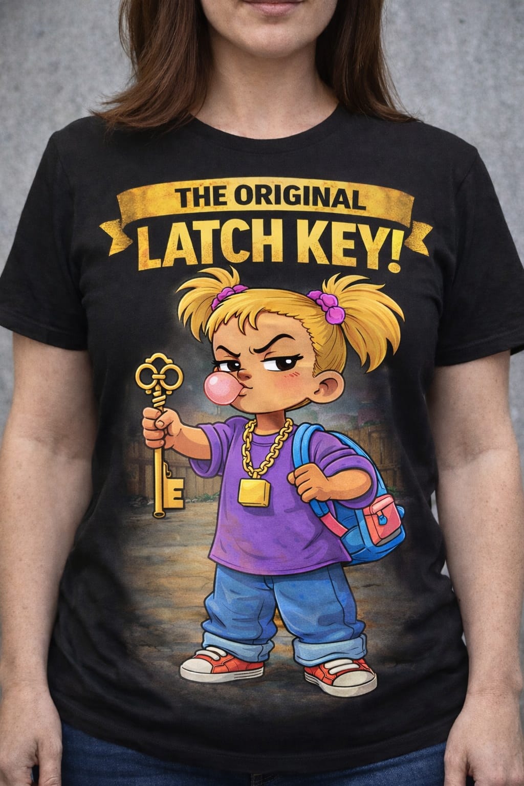 LATCH KEY ORIGINAL Women's Graphic T-Shirt