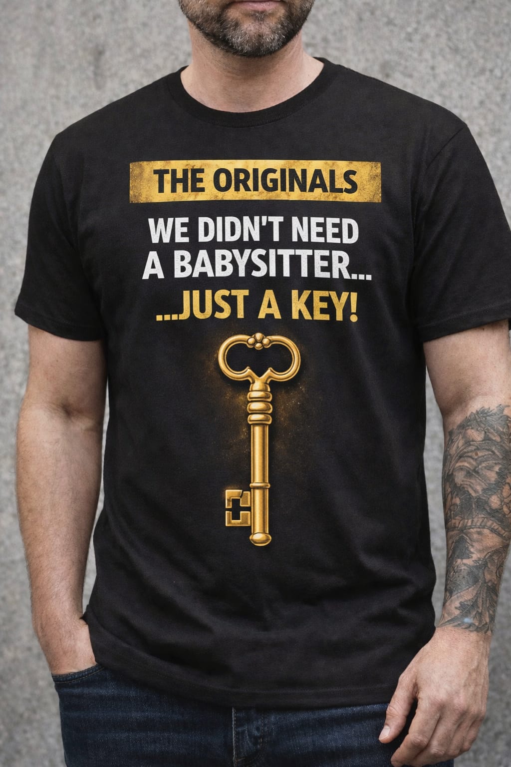 LATCH KEY ORIGINAL Men's Graphic T-Shirt