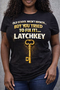 LATCH KEY ORIGINAL Women's Graphic T-Shirt
