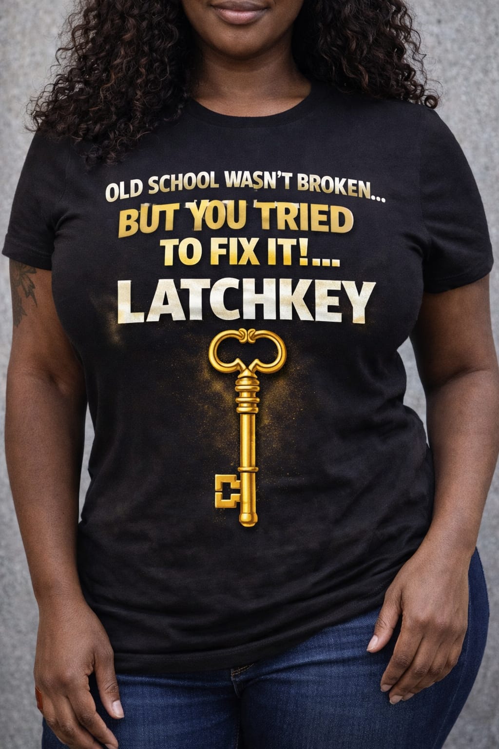 LATCH KEY ORIGINAL Women's Graphic T-Shirt